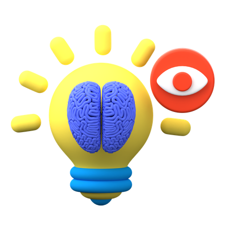 Visionary Thinking  3D Icon