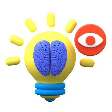 Visionary Thinking  3D Icon