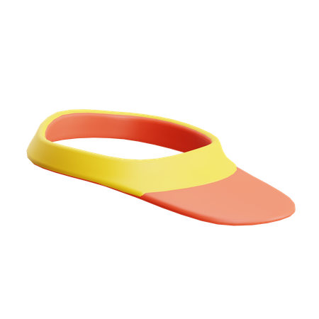 Visor Cap  3D Icon