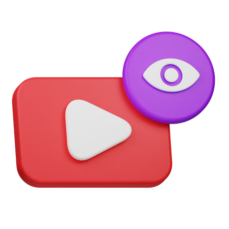 Visor de vídeo  3D Icon