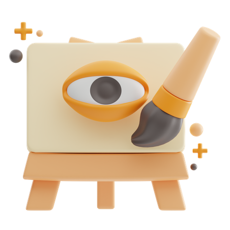 Visual Communication  3D Icon