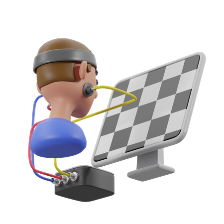 視覚誘発電位  3D Icon