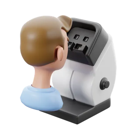 Visual Medical Test  3D Icon