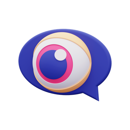 Visual View  3D Icon
