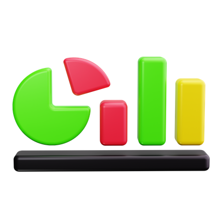 Visualização de dados  3D Icon
