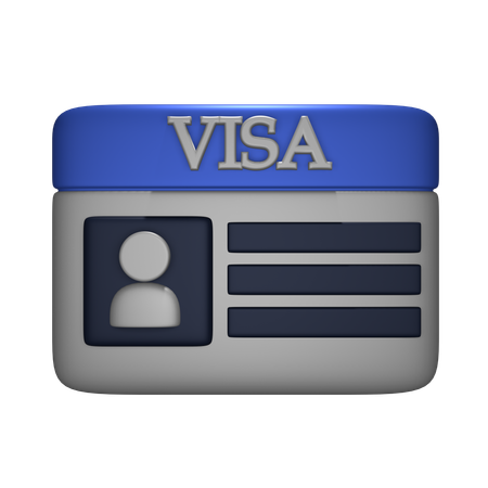 Visa  3D Icon