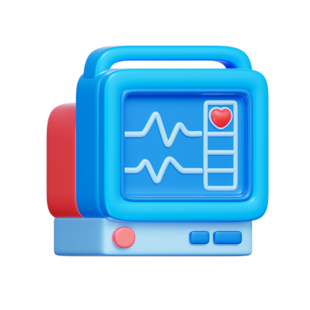 バイタルサインモニター  3D Icon