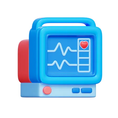 バイタルサインモニター  3D Icon