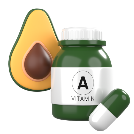 Vitamen A  3D Icon