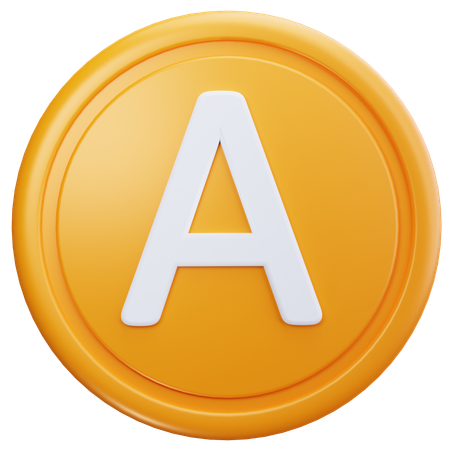 Vitamin A  3D Icon
