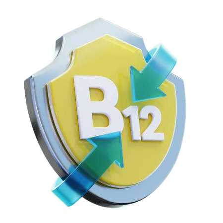 Vitamin B 12  3D Icon