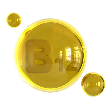 Vitamin B 12  3D Icon