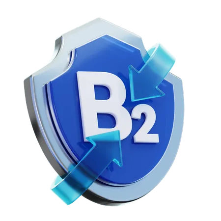 ビタミンB2  3D Icon