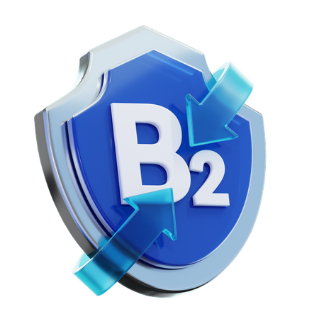 Vitamin B 2  3D Icon