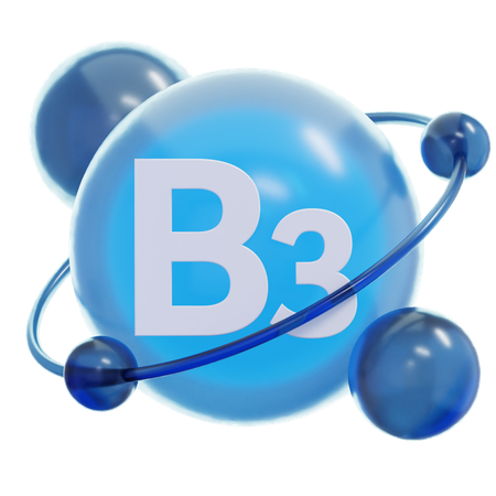 Vitamin B 3  3D Icon