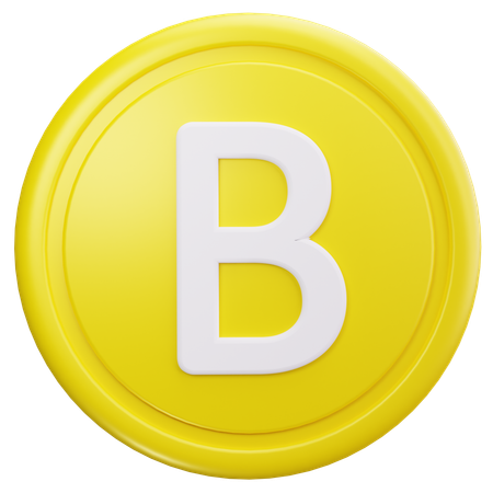 Vitamin B  3D Icon