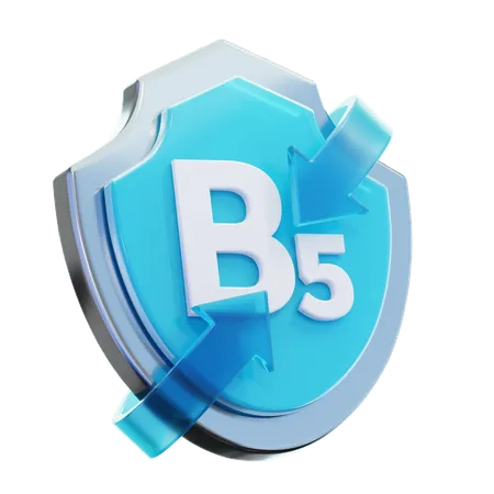 ビタミンB5  3D Icon