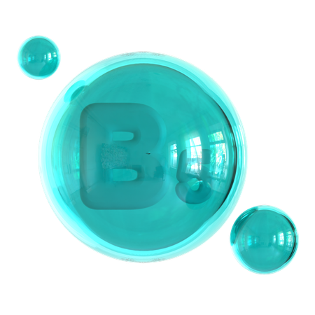Vitamin B 5  3D Icon