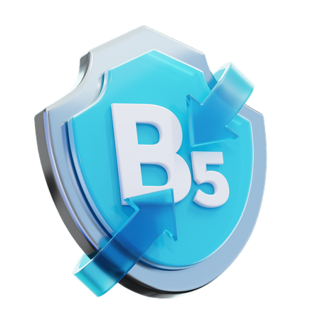 Vitamin B 5  3D Icon