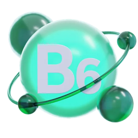 ビタミンB6  3D Icon