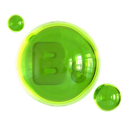 Vitamin B 8  3D Icon