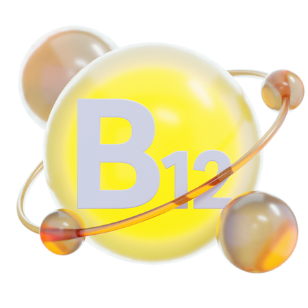 Vitamin B 12  3D Icon