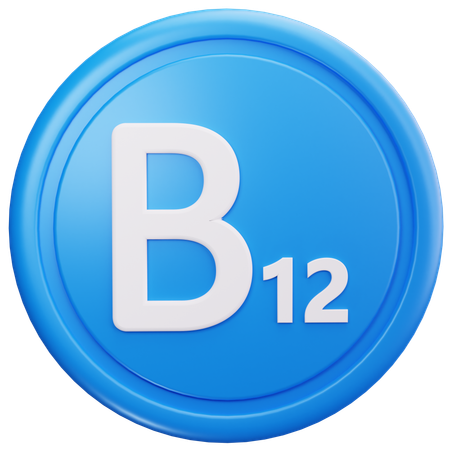 Vitamin B12  3D Icon