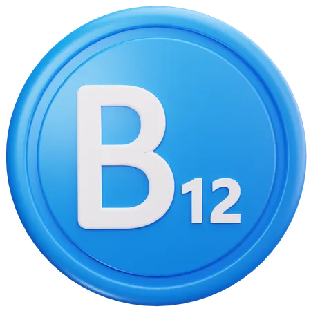 Vitamin B12  3D Icon