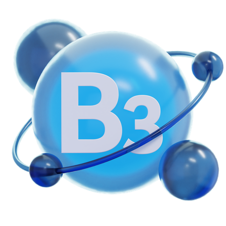 Vitamin B 3  3D Icon