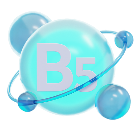 Vitamin B 5  3D Icon