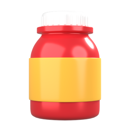 Vitamin Bottle  3D Icon