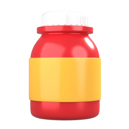 Vitamin Bottle  3D Icon