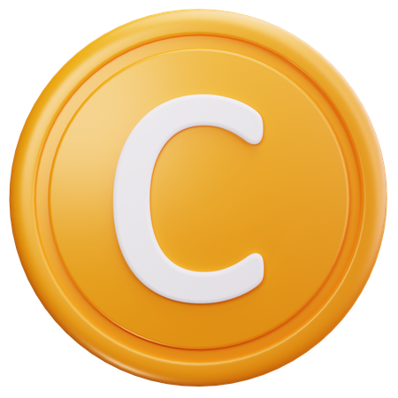 Vitamin C  3D Icon