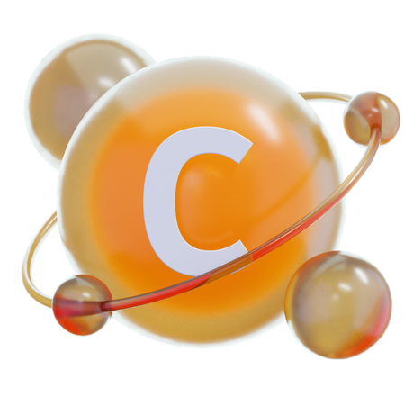 Vitamin C  3D Icon