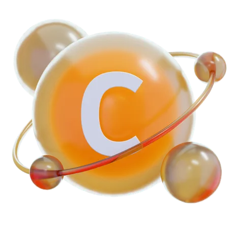 Vitamin C  3D Icon