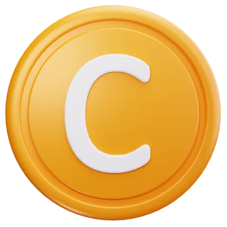 Vitamin C  3D Icon