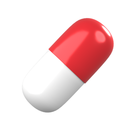 Vitamin Capsule  3D Icon