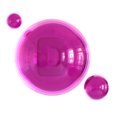 Vitamin D  3D Icon