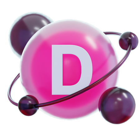 Vitamin D  3D Icon