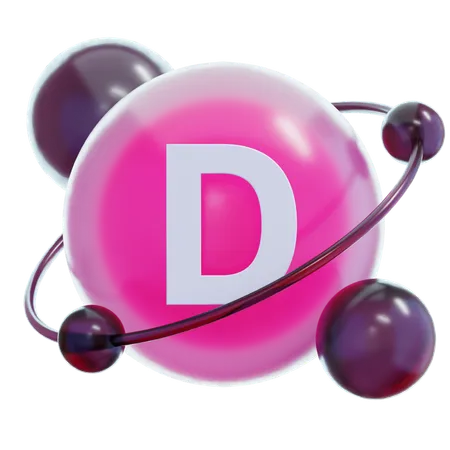 Vitamin D  3D Icon