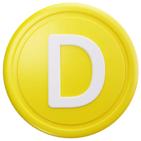 Vitamin D  3D Icon