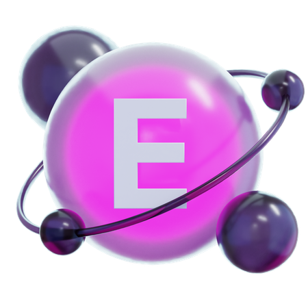 Vitamin E  3D Icon