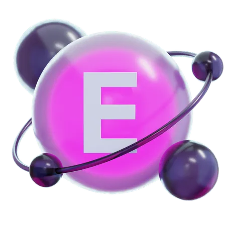 Vitamin E  3D Icon