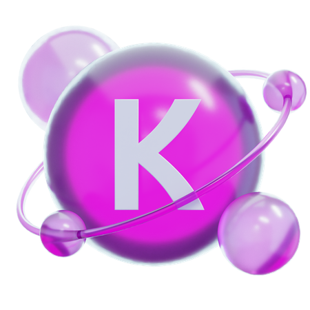 Vitamin K  3D Icon