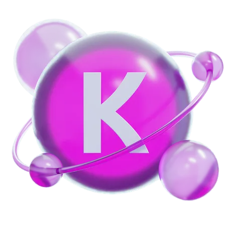 Vitamin K  3D Icon