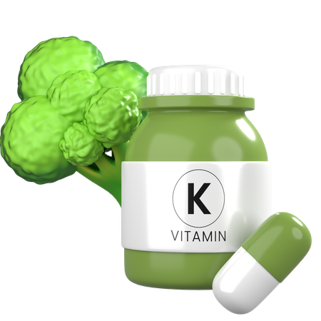 Vitamin K  3D Icon