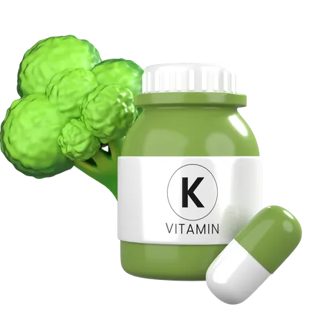 Vitamin K  3D Icon