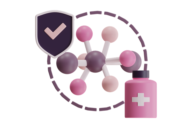 Vitamin Shield  3D Icon