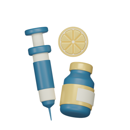 Vitamina  3D Icon