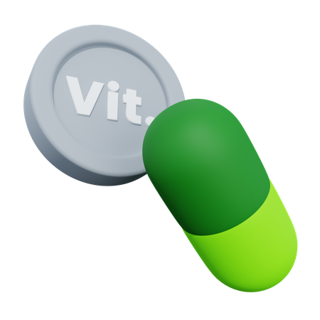 Vitamina  3D Icon